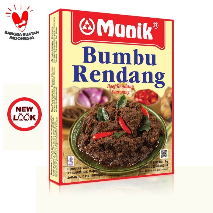 

TERLARIS BUMBU MUNIK RENDANG 115 GRAM MURAH!!! MURAH