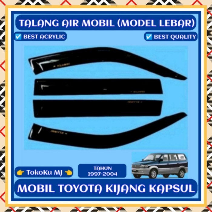 TERLARIS TALANG AIR MOBIL TOYOTA KIJANG KAPSUL [MODEL LEBAR]