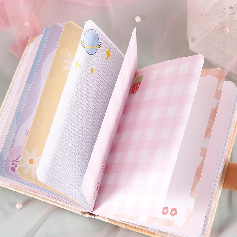 

PROMO Buku catatan PU motif kartun 112 lembar A6 cute Diary Cartoon bronzing magnetic buckle notebook Daily planner Aesthetic korea style full deco paper Hadiah lucu kreatif An85