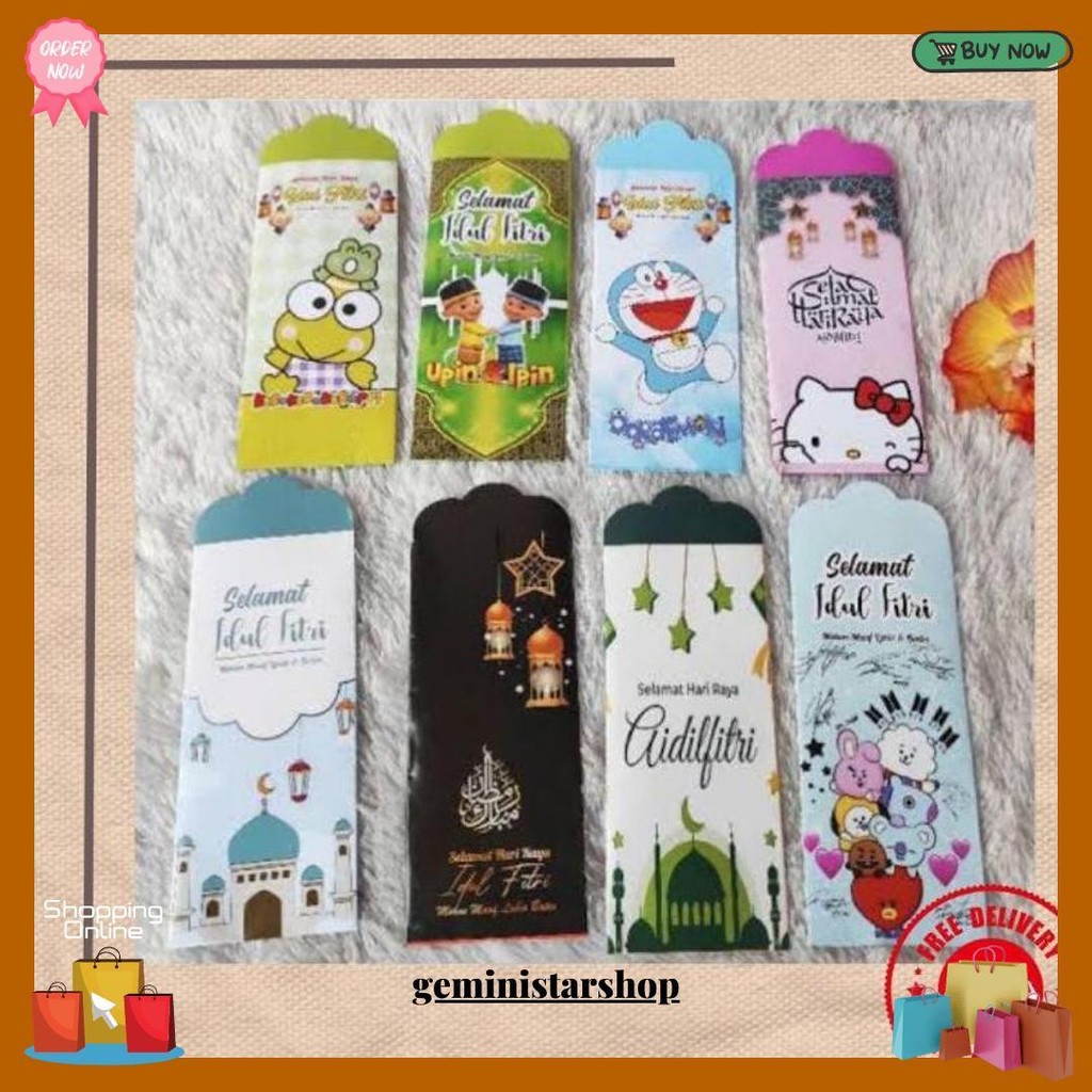 

Amplop Lebaran Panjang Murah 1Pak Isi 10 Siap Kirim