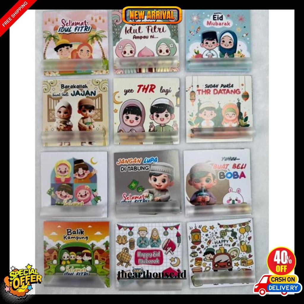 

24 Pcs Amplop Lebaran Unik Viral Dengan Sedotan Termurah Banget