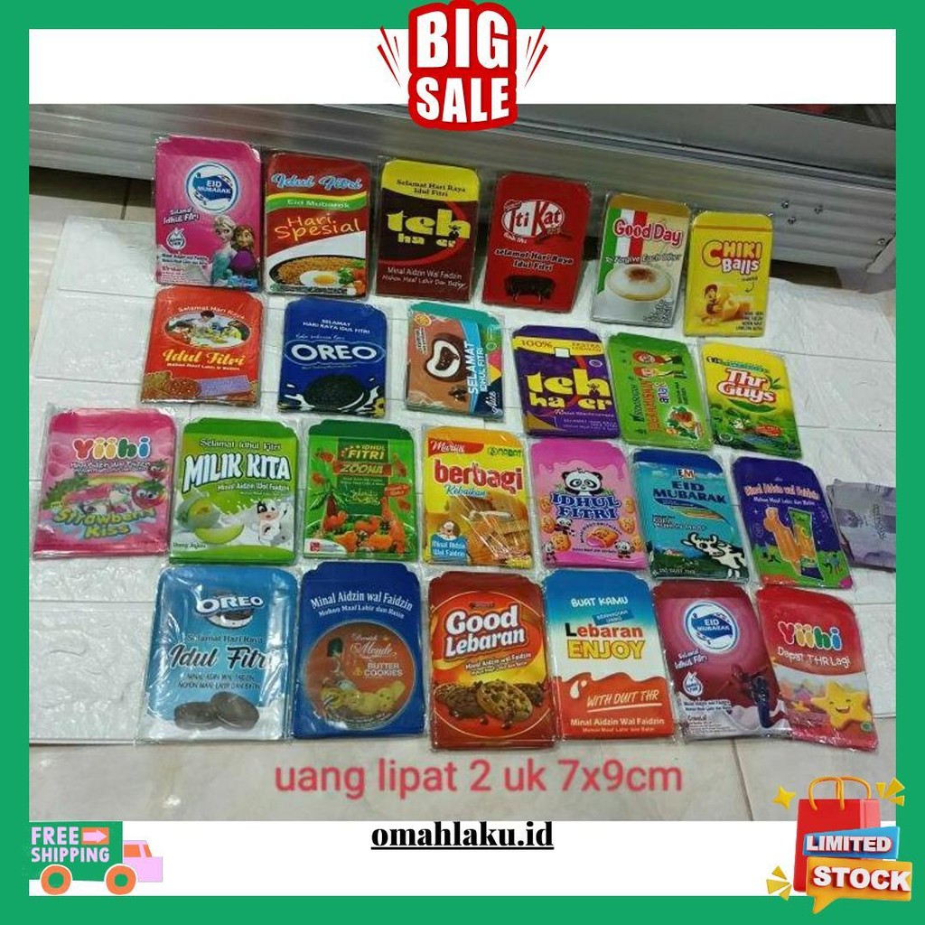 

Bisa Pilih Motif Amplop Lebaran Karakter Medium 7X9Cm 1Pack Isi 10Pcs 1Motif Original Produk