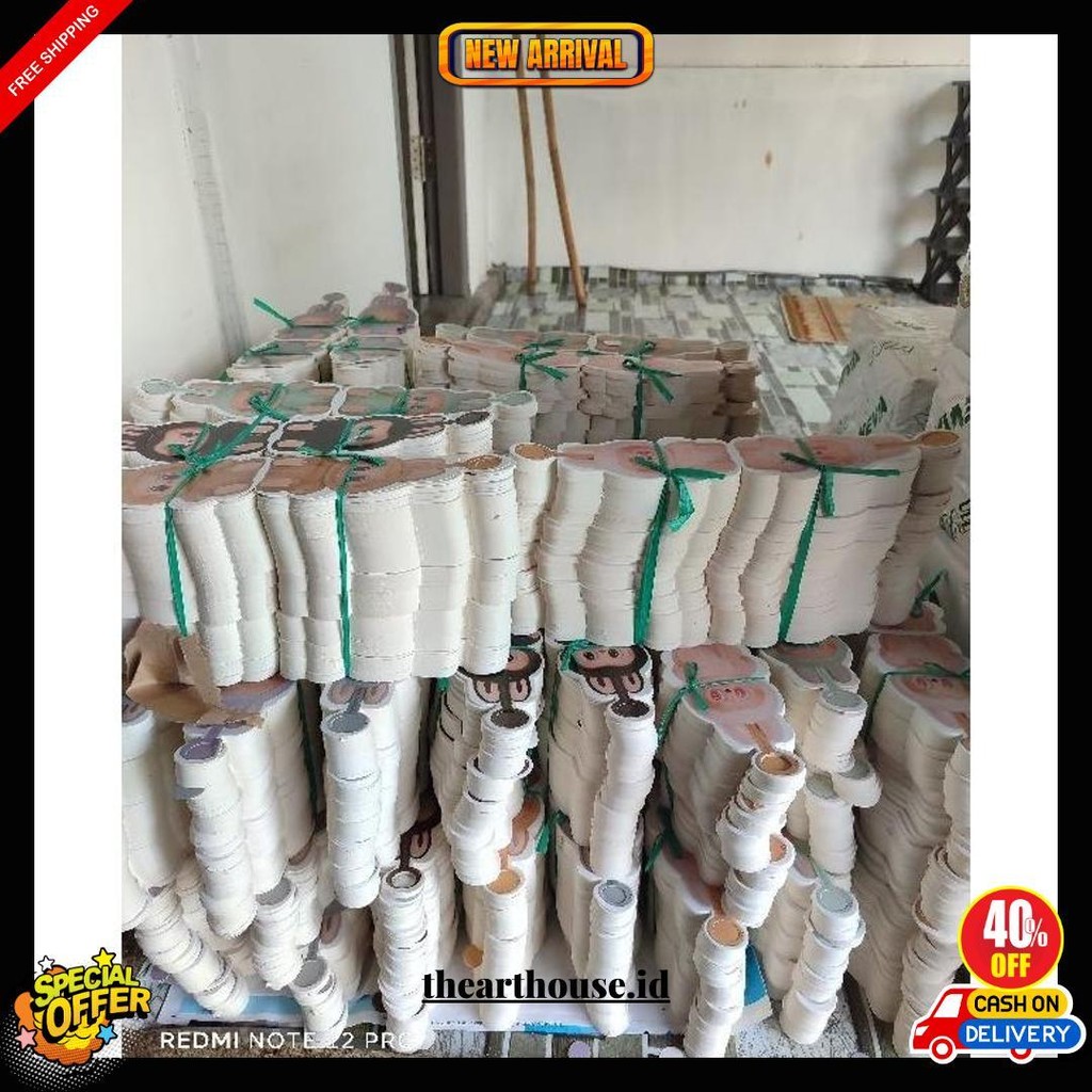 

100 Lembar - Amplop 3D Labubu Viral Bisa Cod