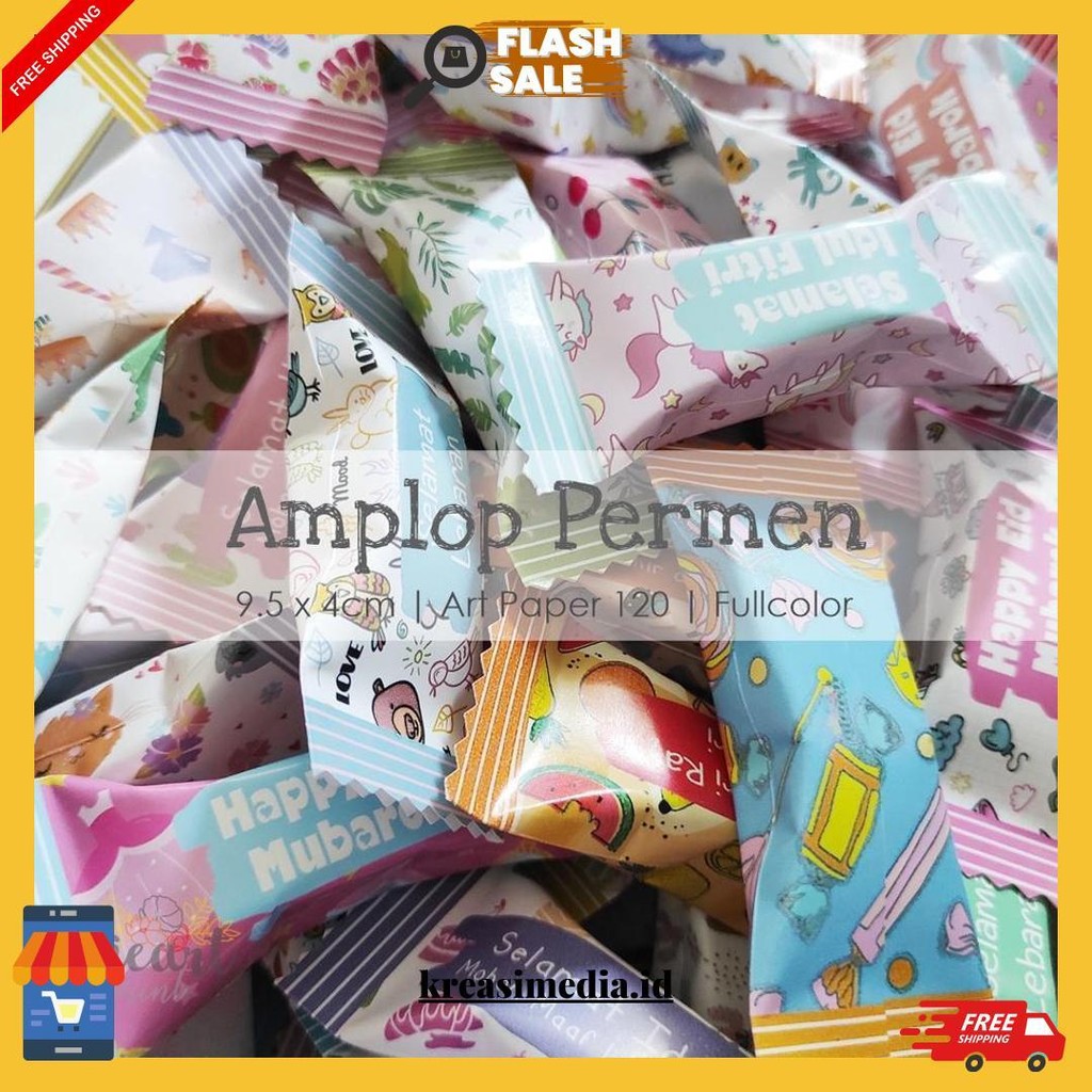 

Amplop Permen Lebaran Unik (Isi 12) Bisa Cod