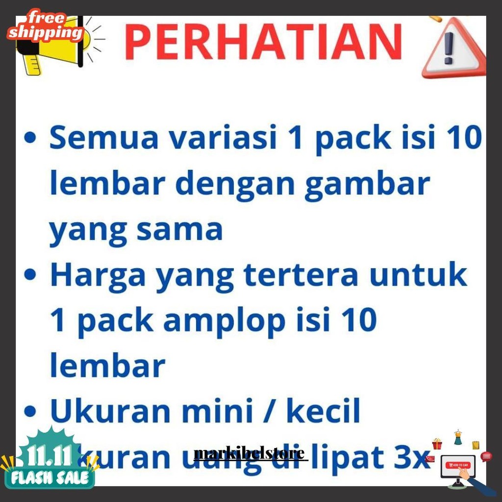 

Amplop Lebaran Mini Bank & Profesi Isi 10 Lembar Siap Kirim