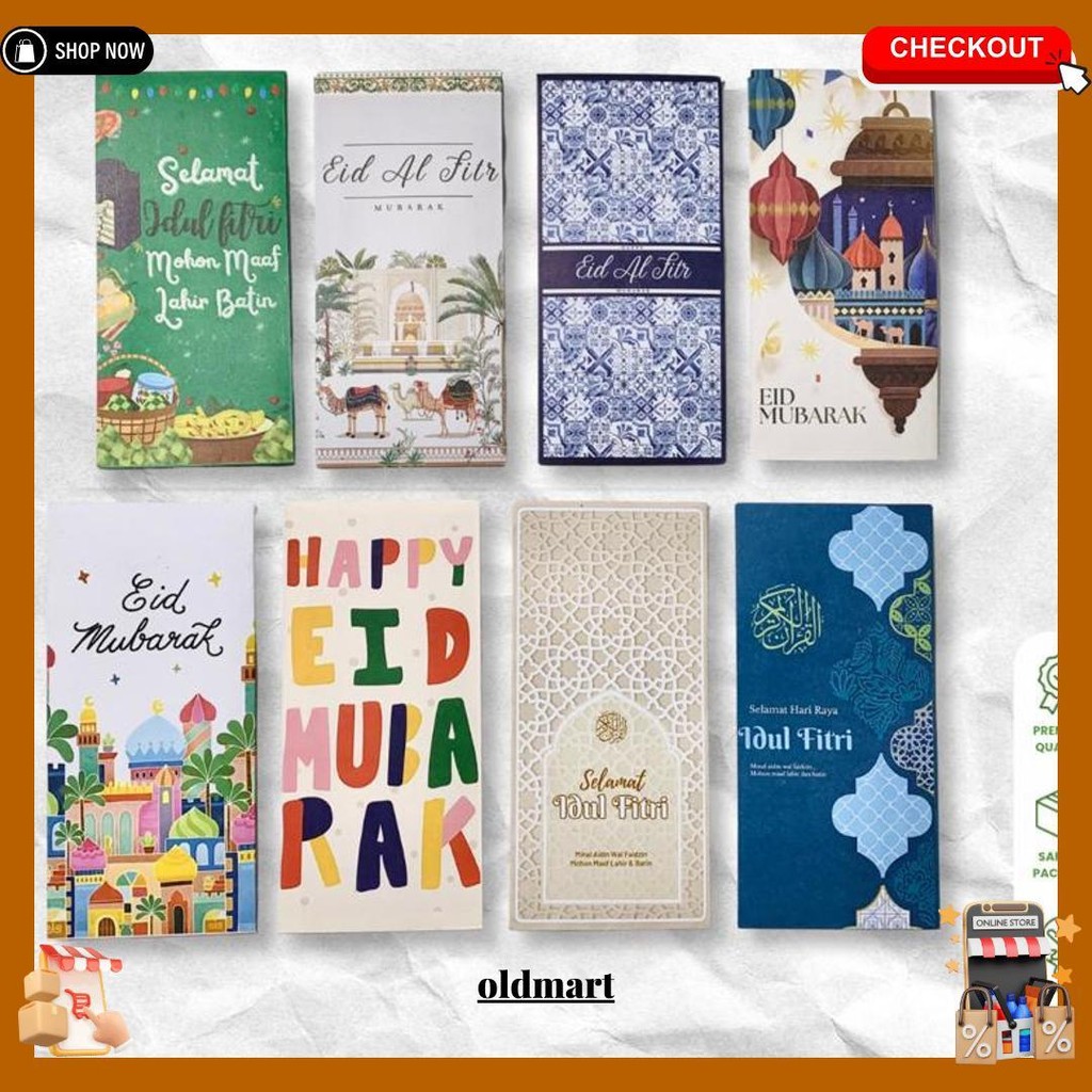 

[ Ready Stok] Amplop Lebaran Premium Exclusive Super Tebal / Amplop Idul Fitri / Amplop Hari Raya / Angpao Lebaran Bisa Cod