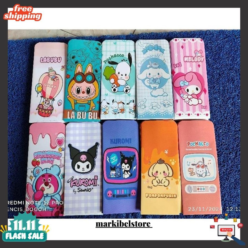

10 Pcs -Amplop Lebaran Tema Labubu Sanrio Kuromi Uk Jumbo Original Produk