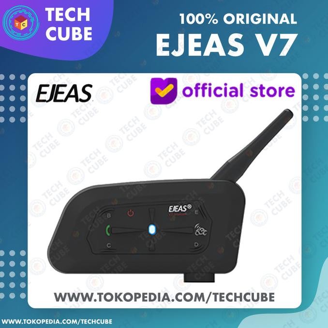 EJEAS V7 Bluetooth Intercom Helm 7 Rider Headset Alt V6 PRO Q7 Q2