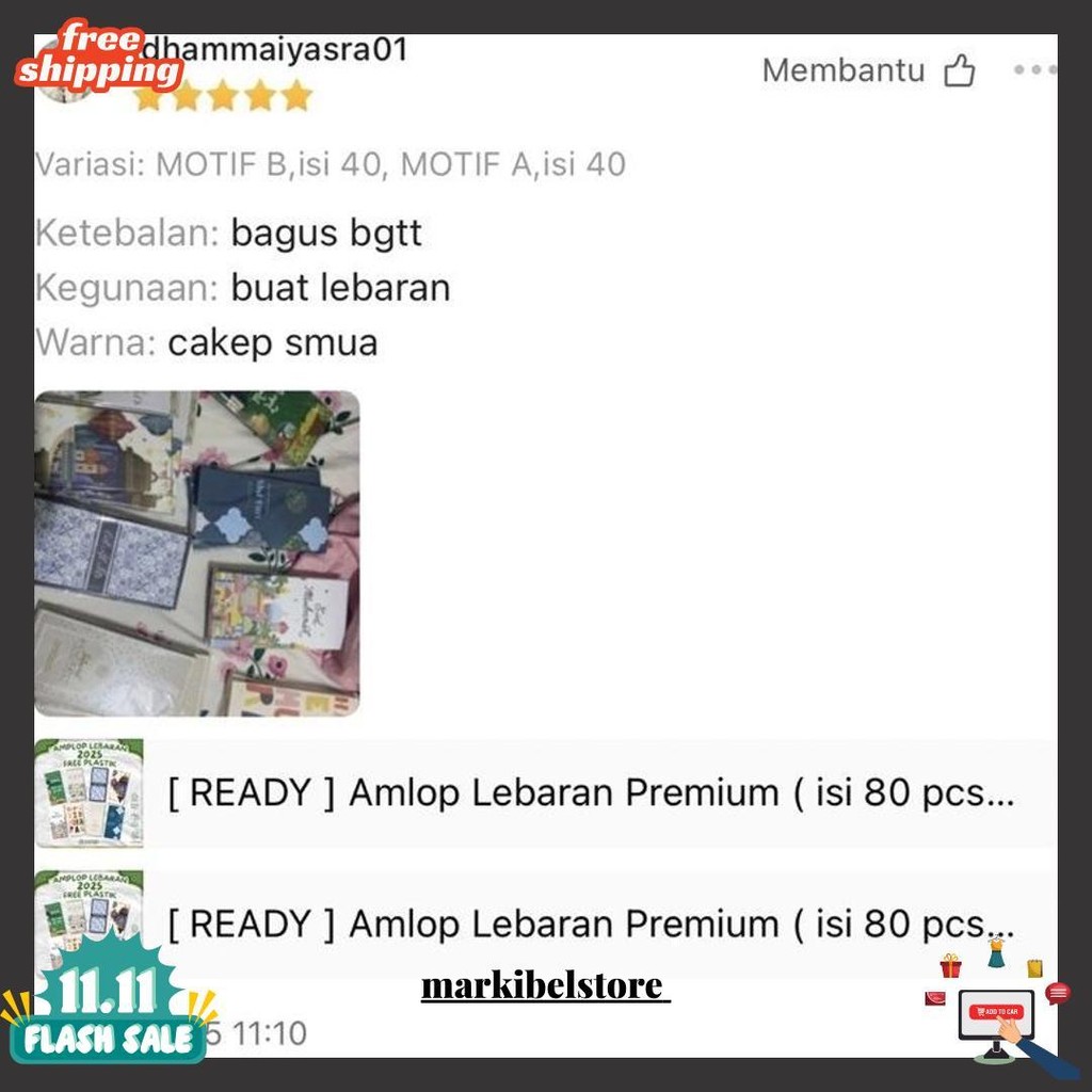 

[ Ready Stok] Amplop Lebaran Premium Exclusive Super Tebal / Amplop Idul Fitri / Amplop Hari Raya / Angpao Lebaran Terlaris