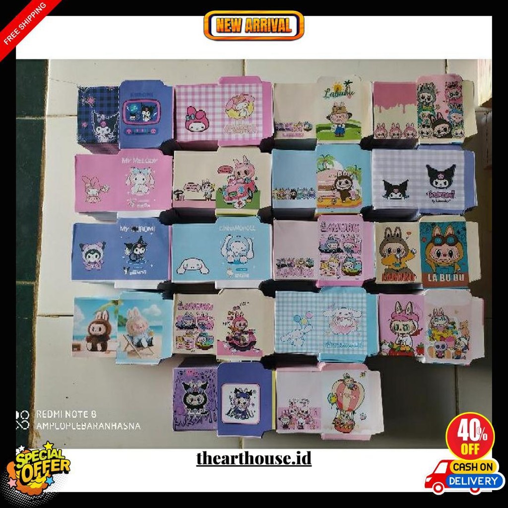 

Amplop Mini Labubu & Kuromi [100 Lembar Bisa Pilih Motif] Gratis Ongkir