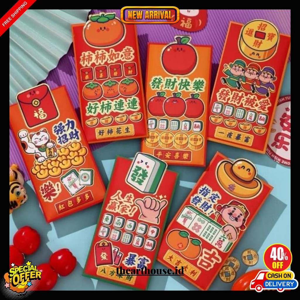 

Angpao Imlek Sincia Ular 2025 / Angpao Imlek 3D Premium Animal Pond Bisa Cod
