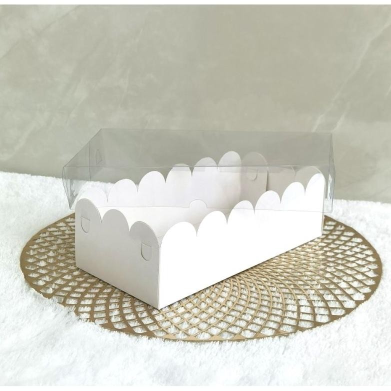 

COD BOX MIKA PUTIH - DUS KUE - KOTAK - KARDUS 25x12x8 (ISI : 10 PCS) J-42