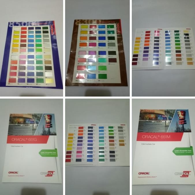 Promo KATALOG BROSUR SAMPLE CONTOH WARNA ORACAL COD