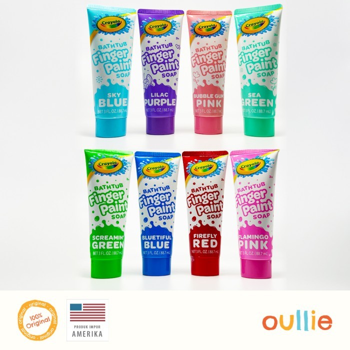 

TERLARIS! Crayola Bathtub Finger Paint Soap