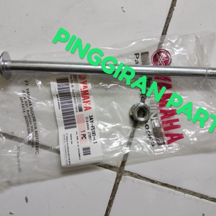 As roda depan dan mur Jupiter MX New 135 Original