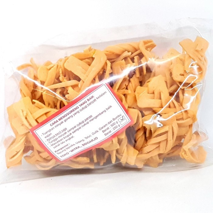 

Readyy!! MITRA KRUPUK UDANG PITA 500gr KERUPUK MENTAH KEPANG KELABANG OLEH OLEH