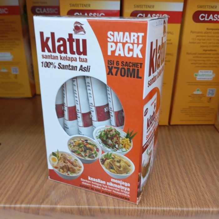 

Klatu Santan Kelapa Tua Smart Pack 6X70Ml Best Seller
