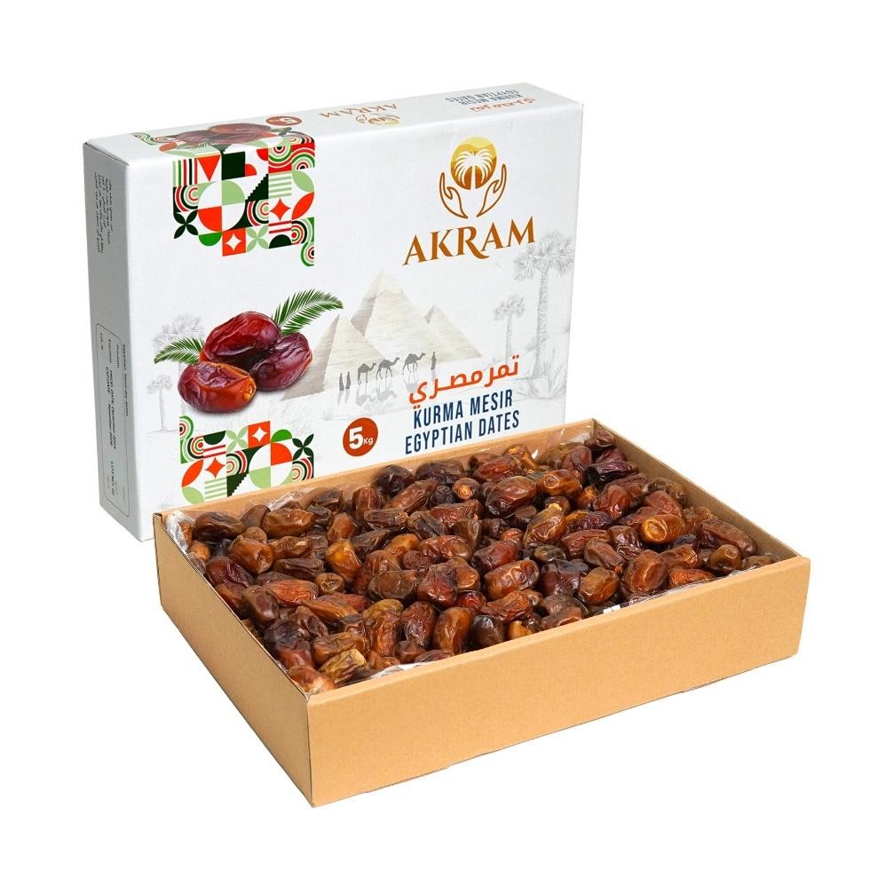 

Kurma Mesir Akram Egyptian Dates 5 kg