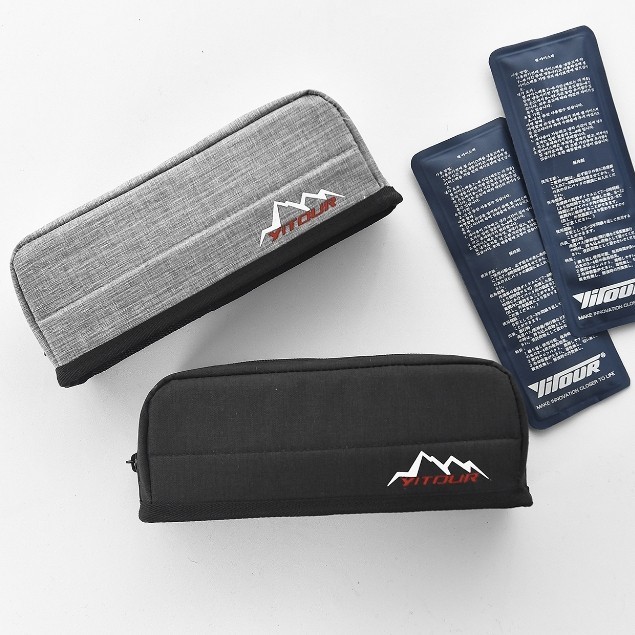 TERLARIS 2 Ice Pack Insulin Pen Case Cooling Protector Bag Pouch Cooler Travel Diabetic Pocket