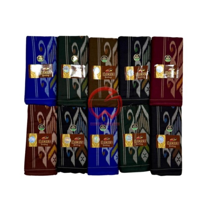 Kosanshoop Grosir 10 Pcs Sarung Atlas Idaman 555 Kembang Motif Bhs Swl