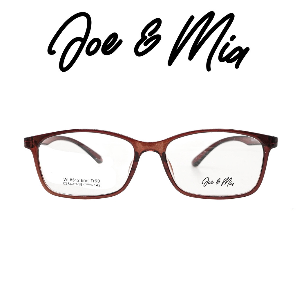 Joe & Mia Kacamata Pria Wanita 8512 C8 Brown
