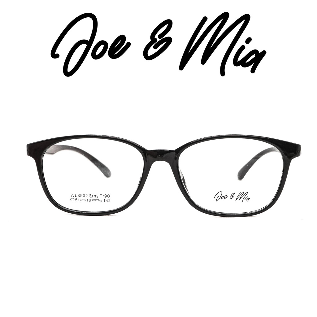 Joe & Mia Kacamata Pria Wanita 8502 C1 Black