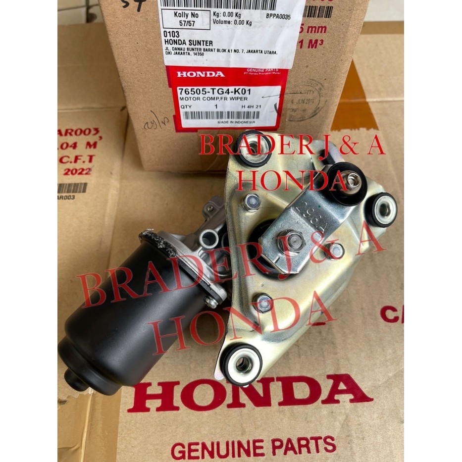 DINAMO WIPER PENGERAK ARM LINK WIFER DEPAN BRV GEN 1 DG1 MOBILIO BRIO SATYA 2012 2013 2014 2015 2016