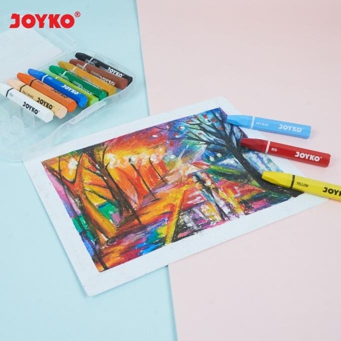 

Terlaris Crayon Krayon Minyak Oil Pastel Joyko 100 Warna Ready Stok