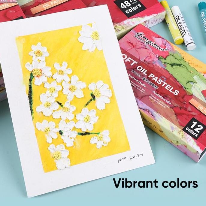 

Terlaris Giorgione Oil Pastel Crayon Stationery Memutar Ulang 12/24/36/48 Warna G-Op Ready Stok