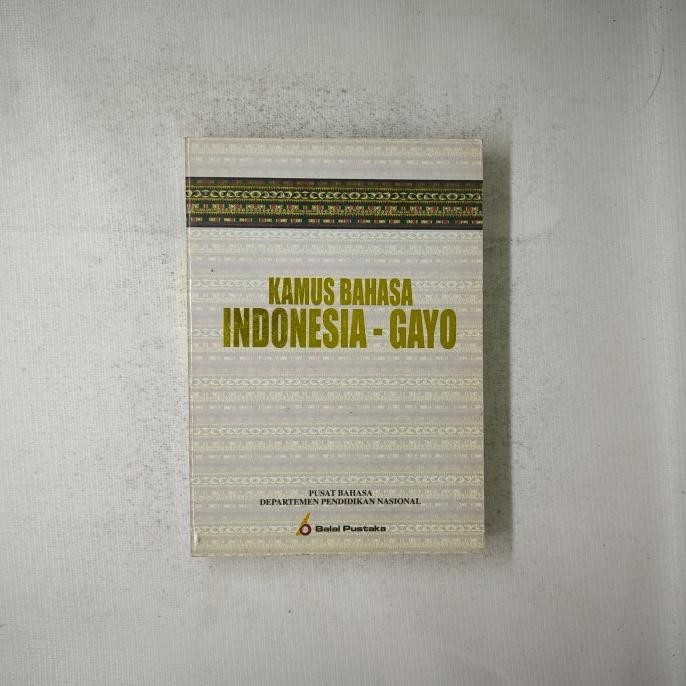 

Terlaris Kamus Bahasa Indonesia-Gayo Ready Stok