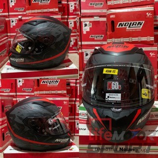 NOLAN HELM / JUAL RUGI HELM NOLAN N605 METRO POLIS BLACK 100% ORIGINAL