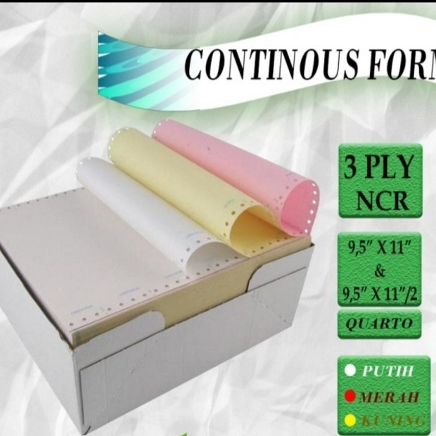 

HOT SALE! kertas continuous form 3 ply full