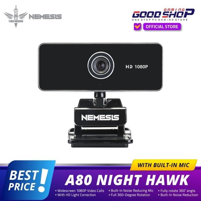 NYK NEMESIS A80 NIGHT HAWK - GAMING WEBCAM