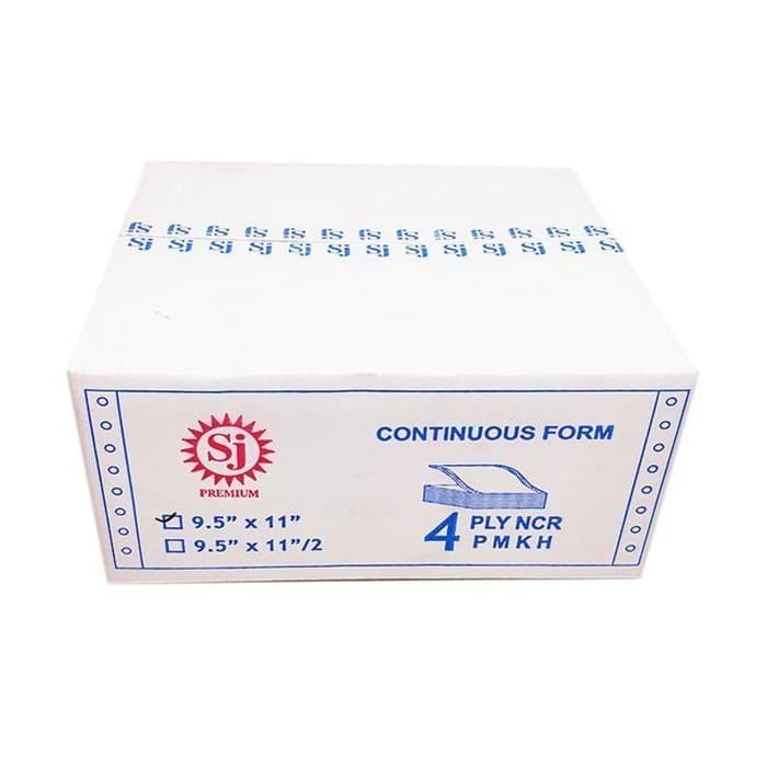 

TERLARIS! [ DUS ] Kertas Continuous Form 4 Ply 9,5x11 - SJ Premium