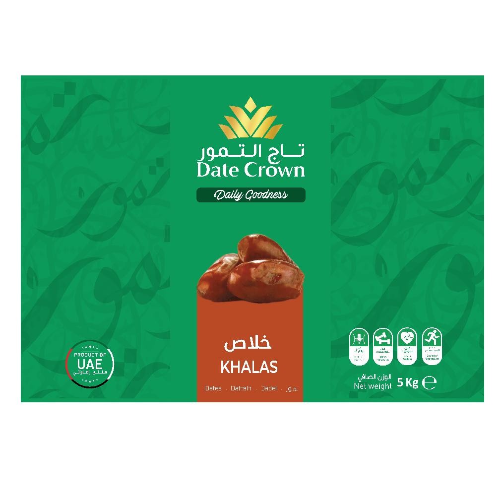 

Date Crown Khalas 5 kg - Kurma Kholas DateCrown