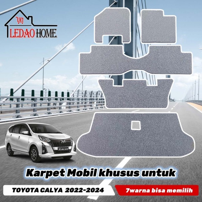 

TERLARIS LEDAOHOME KARPET MOBIL MIE BIHUN CUSTOM DAIHATSU SIGRA & TOYOTA CALYA 2022-2024(3 BARIS,