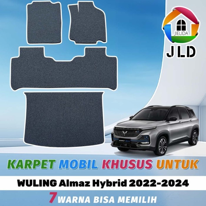 

TERLARIS JIELIDA KARPET MOBIL MIE BIHUN CUSTOM WULING ALMAZ HYBRID 2022-2024 (2 BARIS,