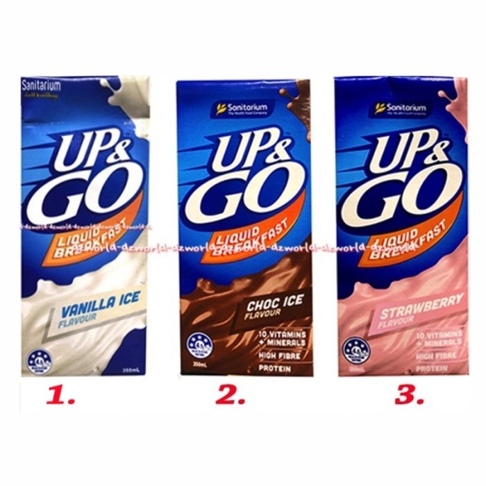 

TERLARIS UP & GO LIQUID BREAKFAST 350ML VILA ICE FAVOUR MINUMAN SUSU RASA ES VANILA SANITARIUM UP