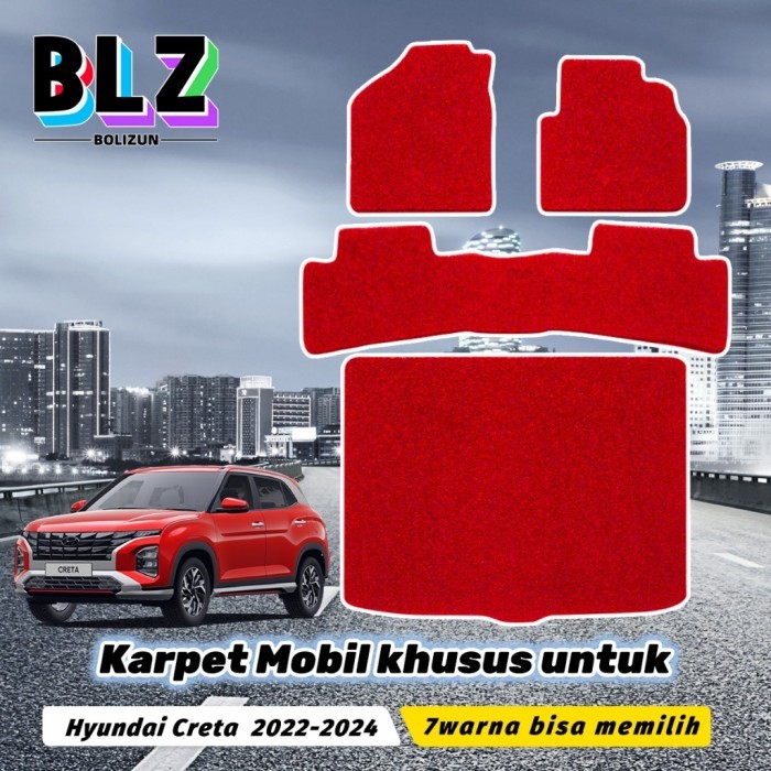 

TERLARIS BOLIZUN KARPET MOBIL MIE BIHUN CUSTOM HYUNDAI CRETA 2022-2024 (2 BARIS, 2BARIS+BAGASI)
