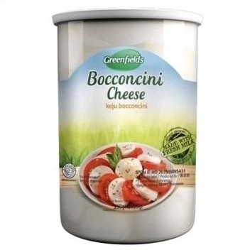 

TERLARIS GREENFIELDS BOCCONCINI CHEESE 330 GR KEJU MURAH!!! MURAH