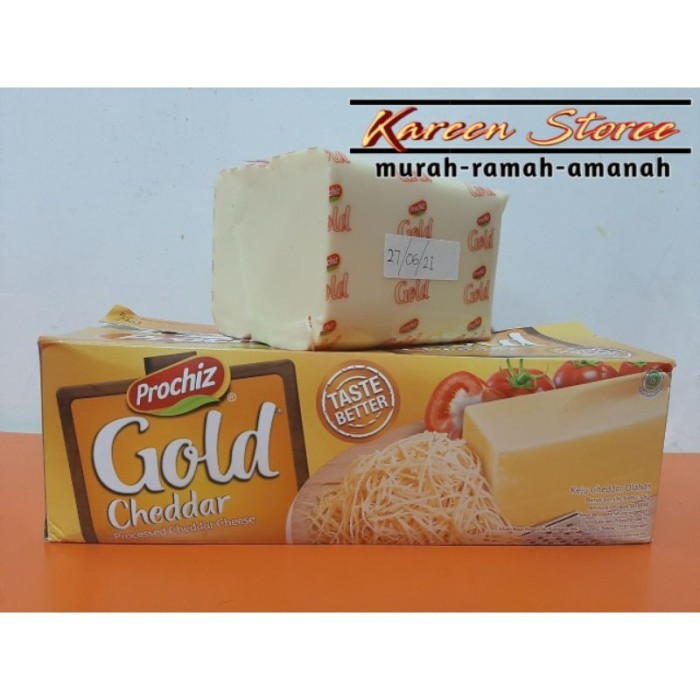 

TERLARIS KEJU CHEDDAR PROCHIZ GOLD 1KG MURAH!!! MURAH