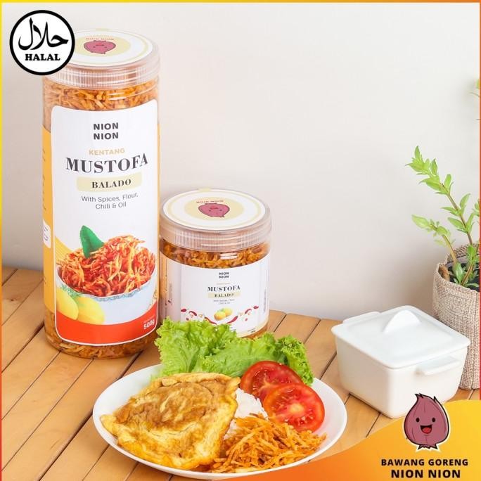 

Kentang Mustofa Balado 200 Gram Kering Kentang Mustofa Pedas Teri Kacang Kentang Goreng Mustopa - Nion Original