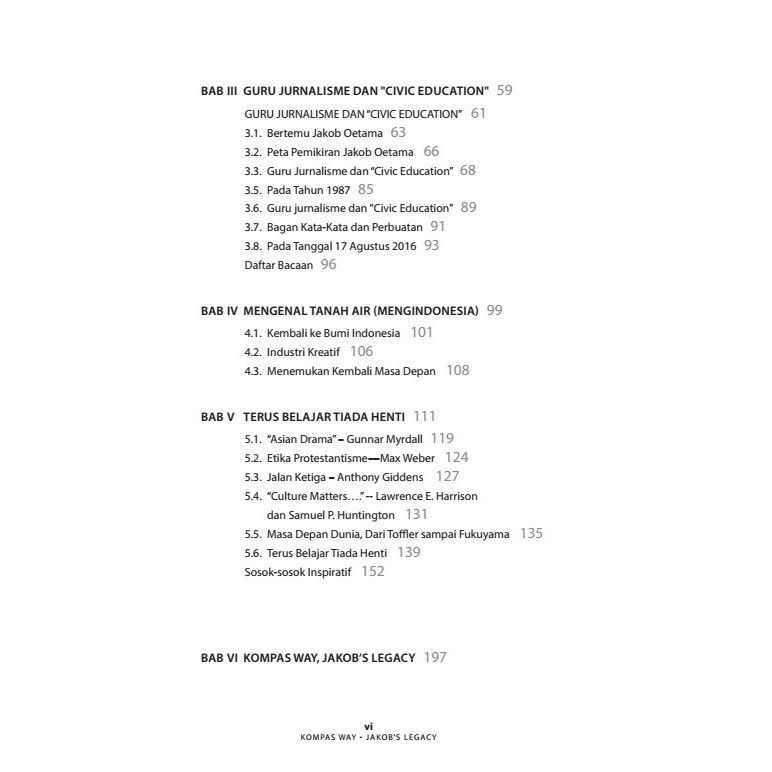 

KOMPAS WAY, JAKOBS LEGACY - 85 TAHUN JAKOB OETAMA