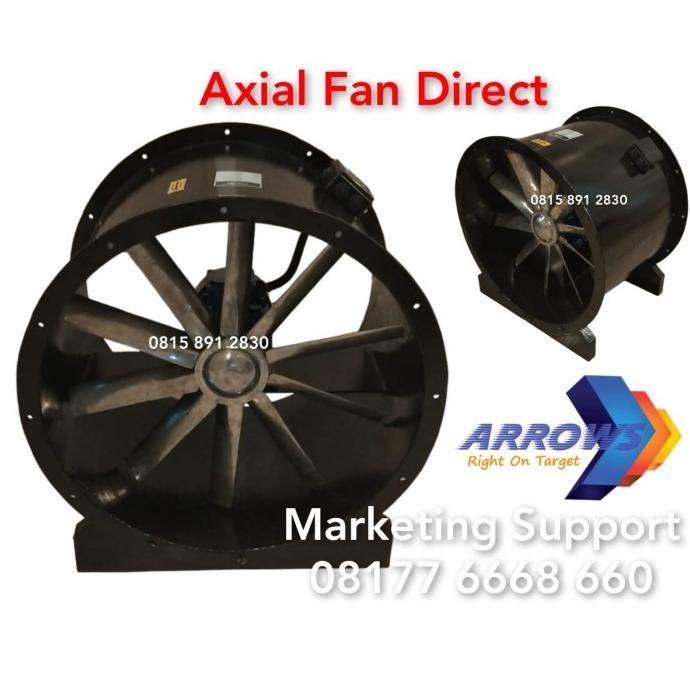 Promo Axial Fan 24 inch 1400 Rpm 2200 Watt Blower Axial 24" 1400 Rpm 380v COD