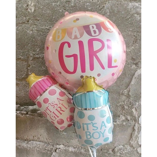Promo  Ainunsbaby Balon Baby Tambahan Hampers Parcel