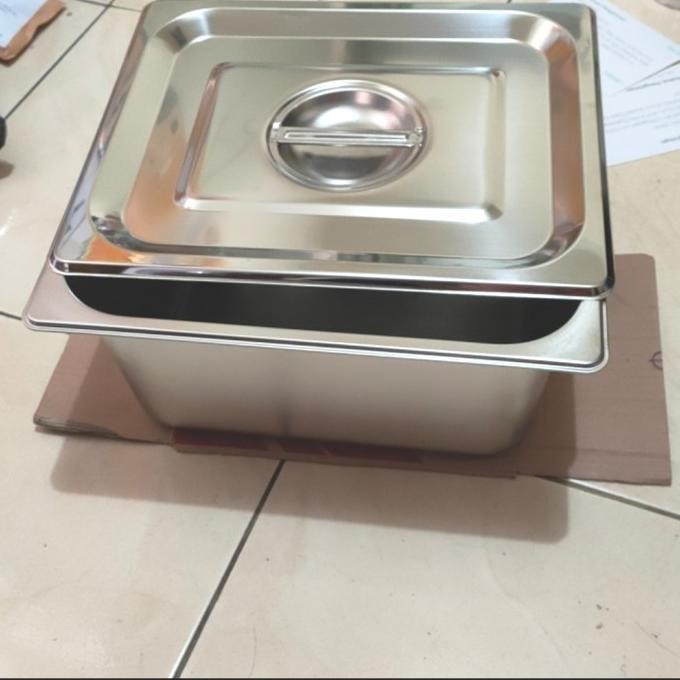 Wajan Deep Fryer / Penggorengan Kotak / Goreng Kentang Chicken + Tutup Original