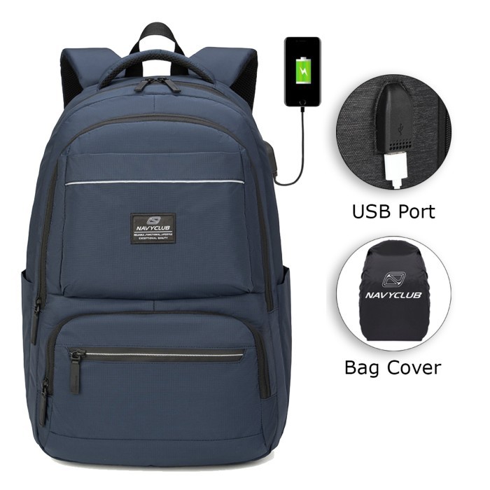 Navy Club Tas Ransel Kasual Fchh - Tas Ransel Pria-Tas Ransel Unisex