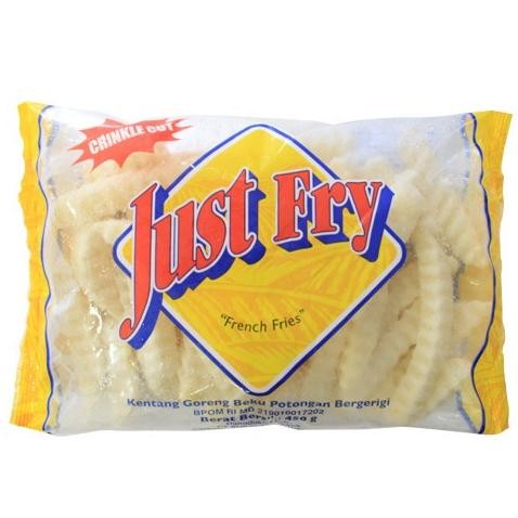 

Just Fry French Fries Crincle Cut 450 Gr / Kentang Goreng Murah Original