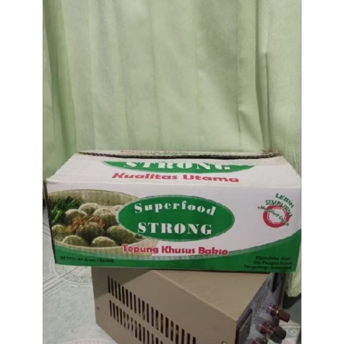 

TERLARIS TEPUNG BAKSO STRONG SUPERFOOD MURAH!!! MURAH
