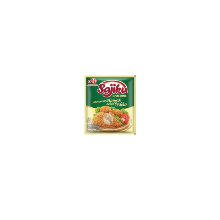 

TERLARIS GIFT MEMBERSHIP - SAJIKU TEPUNG BUMBU MENYERAP MINYAK LEBIH SEDIKIT 75G MURAH!!! MURAH